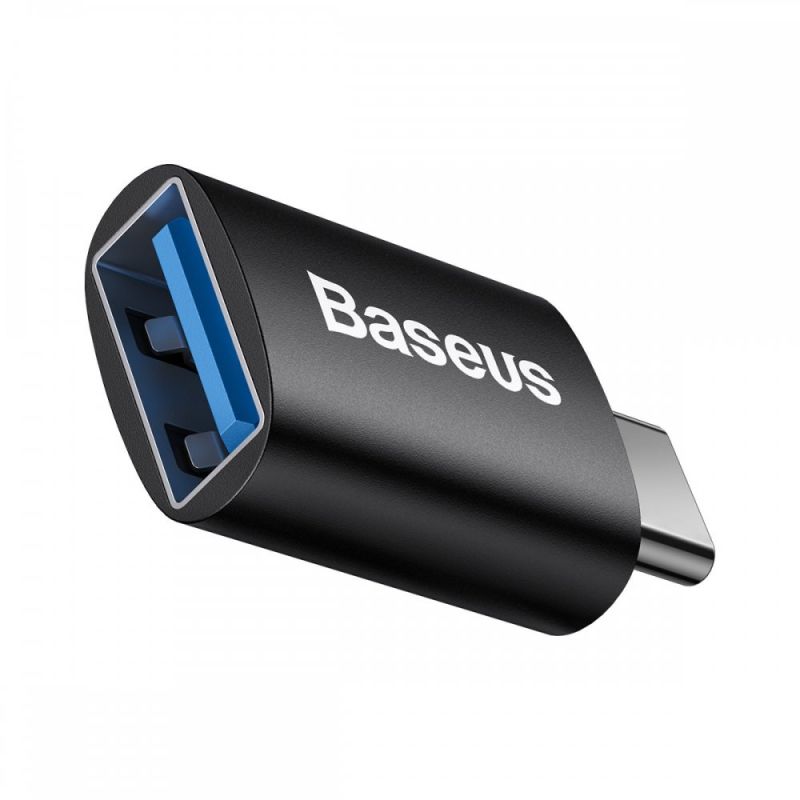 Адаптер Baseus Ingenuity Series Mini OTG Adaptor Type-C to USB-A 3.1 Black