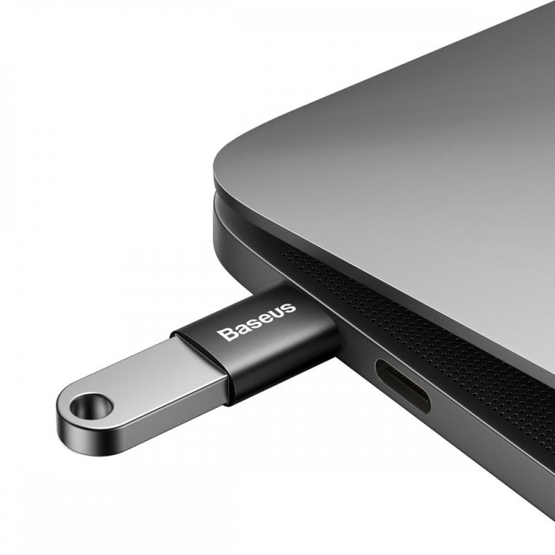Адаптер Baseus Ingenuity Series Mini OTG Adaptor Type-C to USB-A 3.1 Black