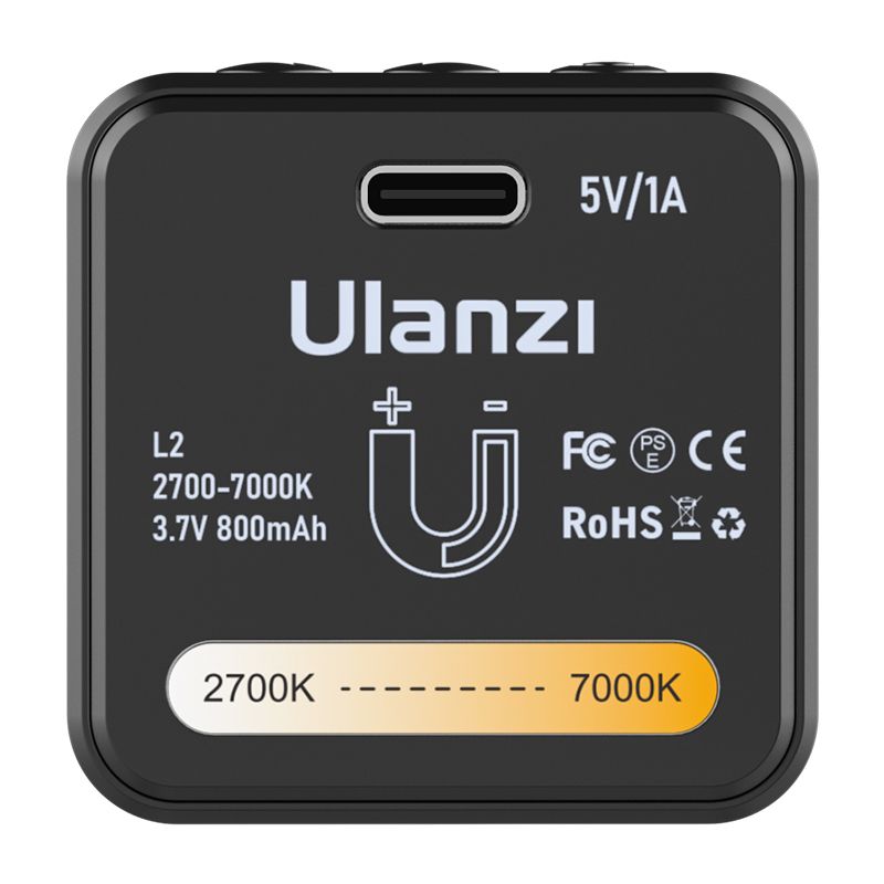 Відеосвітло Ulanzi L2 Bi-color COB Vedio Light IP6 Black (3051)