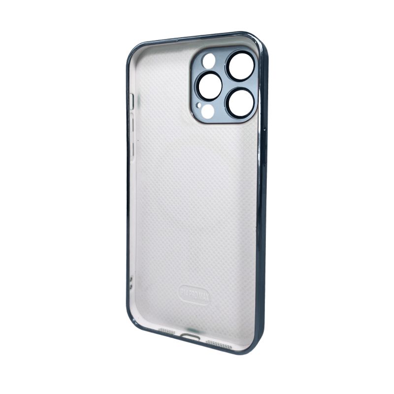 Чохол для смартфона AG Glass Sapphire Frame MagSafe Logo for Apple iPhone 12 Pro Max Sierra Blue