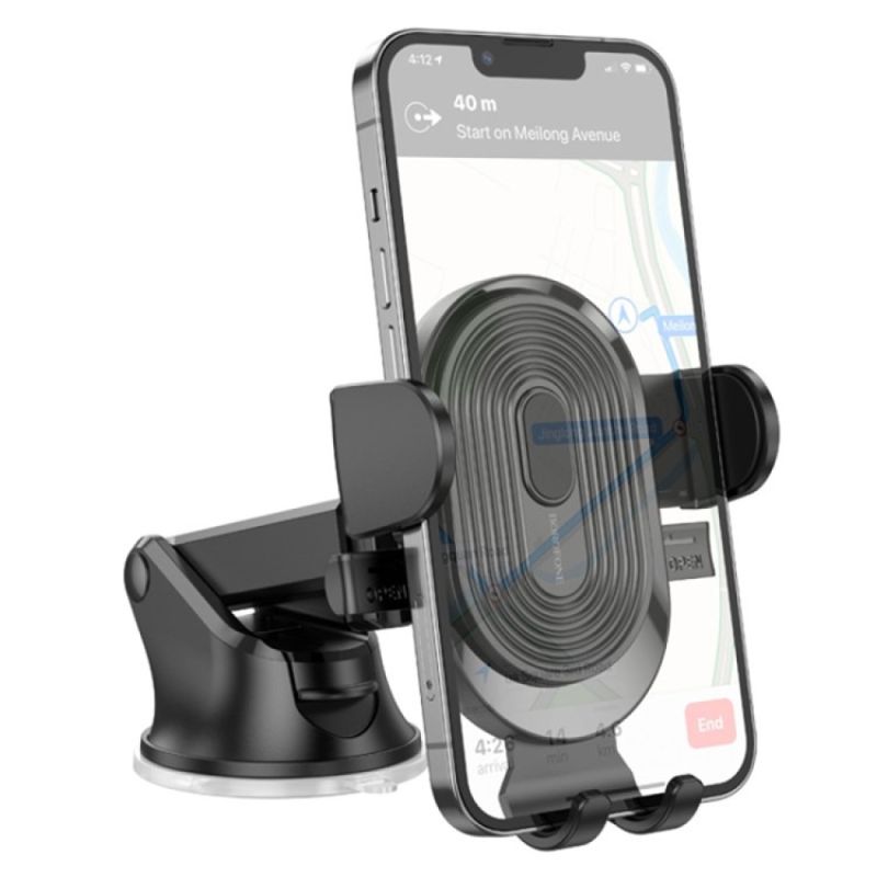 Автотримач для телефона BOROFONE BH85 Experience one-button car holder(center console)