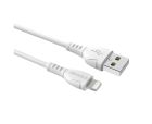 Кабель BOROFONE BX51 USB to iP 2.4A,1m, PVC, PVC connectors, White