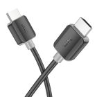Кабель HOCO US08 HDTV 2.0 male-to-male 4K HD data cable(L=1M) Black