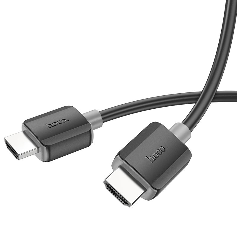 Кабель HOCO US08 HDTV 2.0 male-to-male 4K HD data cable(L=1M) Black