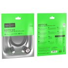 Кабель HOCO US08 HDTV 2.0 male-to-male 4K HD data cable(L=1M) Black