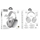Бездротові накладні навушники HOCO W35 Air Triumph BT headset Silver