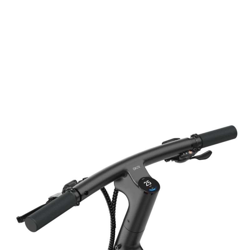 Електровелосипед OKAI EB60 Black 28', 350(550)W, 9,6Ah, 61.2km, 25km\h, NFC, App, 23kg