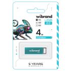 Флеш-накопичувач Wibrand USB 2.0 Chameleon 4Gb Light Blue