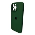 Чохол для смартфона Silicone Full Case AA Camera Protect for Apple iPhone 16 Pro 46,Pine Green