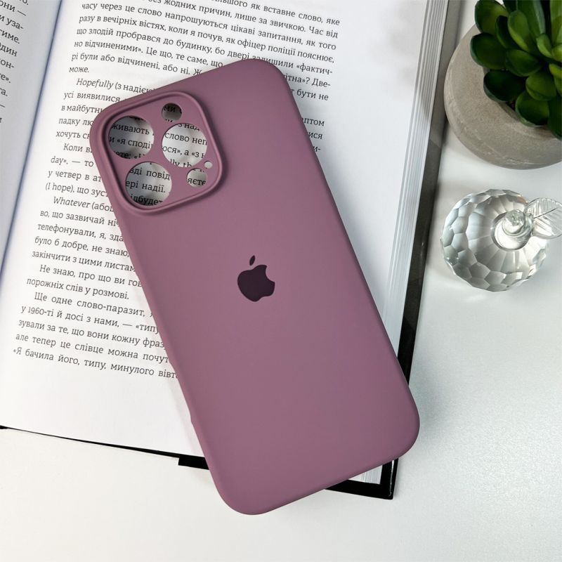 Чохол для смартфона Silicone Full Case AA Camera Protect for Apple iPhone 16 Pro Max 60,Taro Purple