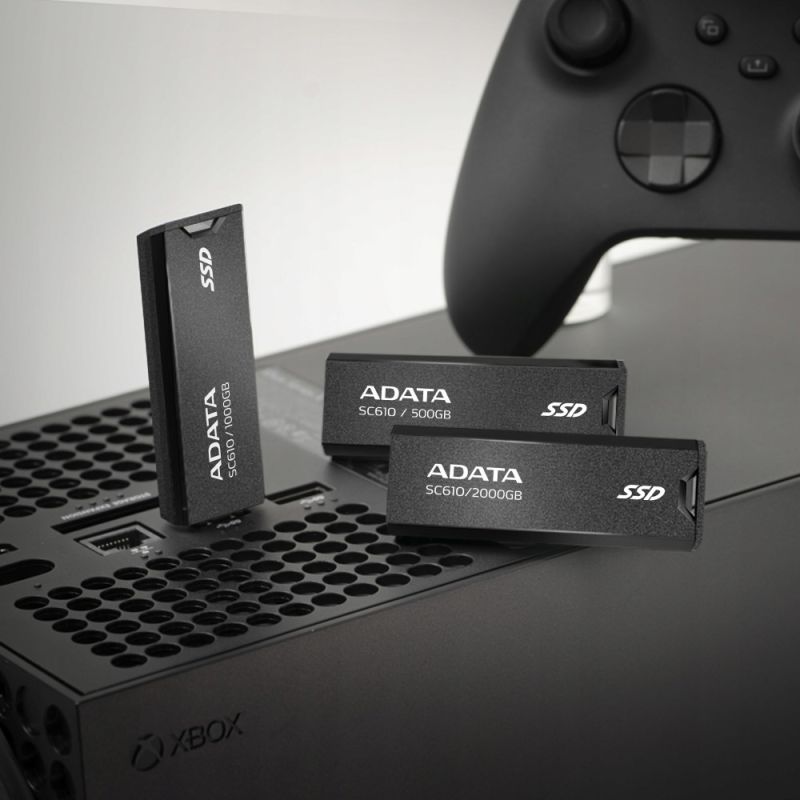 Портативний SSD ADATA SC610 1TB USB 3.2  550/500Mb/s Black