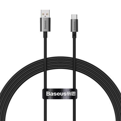 Кабель Baseus Superior Series Fast Charging Data Cable USB to Type-C 100W 1.5m Cluster Black