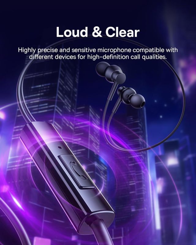 Навушники Baseus Encok CZ11 Wired Earphones Cluster Black