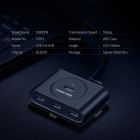 USB-хаб UGREEN USB 3.0 Hub  0.5m (Black)
