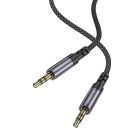Аудіокабель BOROFONE BL24 Graceful audio cable AUX Metal Grey