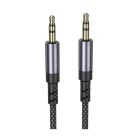 Аудіокабель BOROFONE BL24 Graceful audio cable AUX Metal Grey