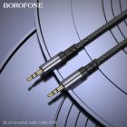 Аудіокабель BOROFONE BL24 Graceful audio cable AUX Metal Grey