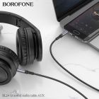 Аудіокабель BOROFONE BL24 Graceful audio cable AUX Metal Grey
