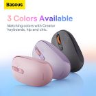 Маніпулятор миша бездротова Baseus F01B Tri-Mode Wireless Mouse Baby Pink
