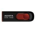 Флеш-накопичувач ADATA USB 2.0 C008 64Gb Black/Red