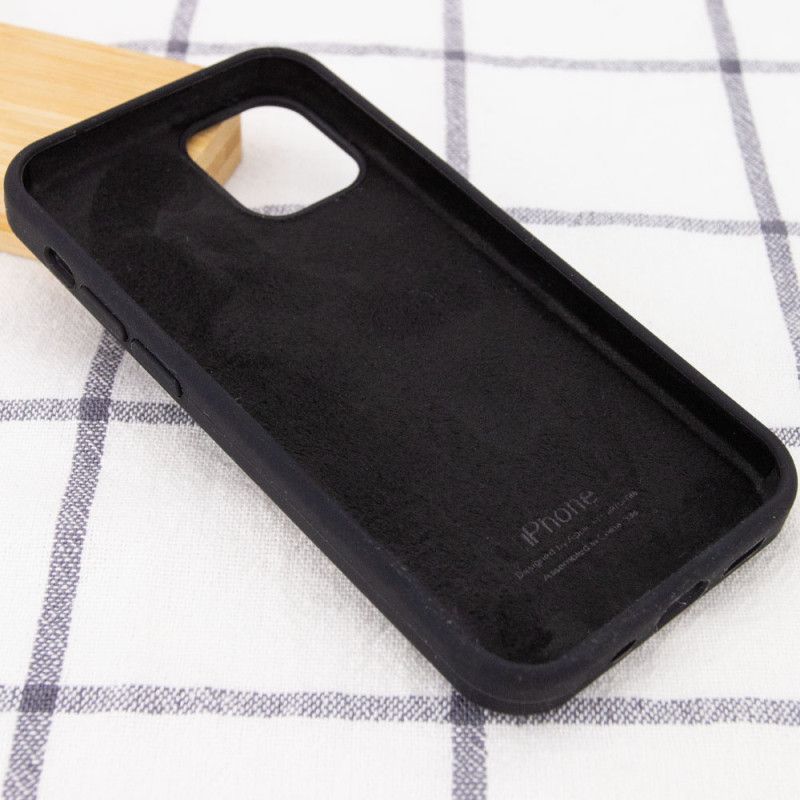 Чохол для смартфона Silicone Full Case AA Open Cam for Apple iPhone 15 14,Black