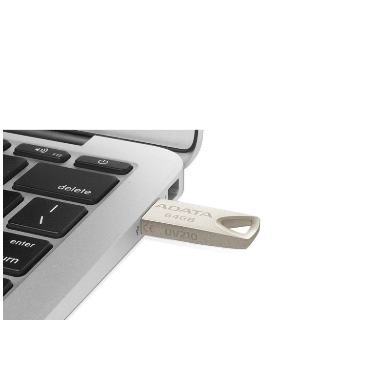 Флеш-накопичувач ADATA USB 2.0 AUV 210 64Gb Golden