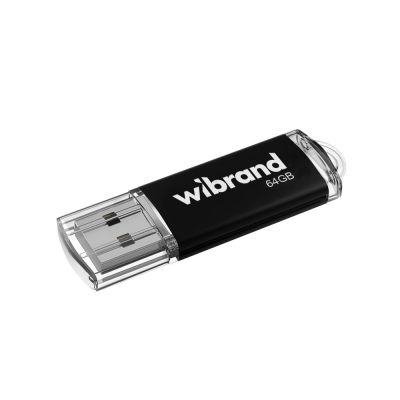 Флеш-накопичувач Wibrand USB 2.0 Cougar 64Gb Black