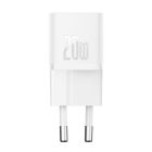 Мережевий зарядний пристрій Baseus GaN5 Fast Charger(mini) 1C 20W EU White
