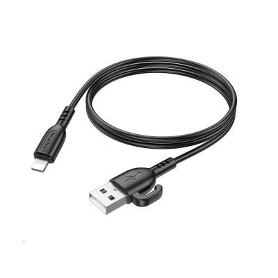 Кабель BOROFONE BX91 USB to iP 2.4A,1m, PVC, PVC connectors, Black