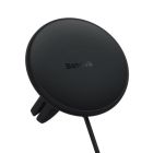Автотримач для телефона з БЗП Basues CW01  Magnetic Wireless Charging Car Mount 40W Claw Edition Cluster Black