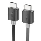 Кабель HOCO US08 HDTV 2.0 male-to-male 4K HD data cable(L=3M) Black