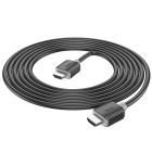 Кабель HOCO US08 HDTV 2.0 male-to-male 4K HD data cable(L=3M) Black