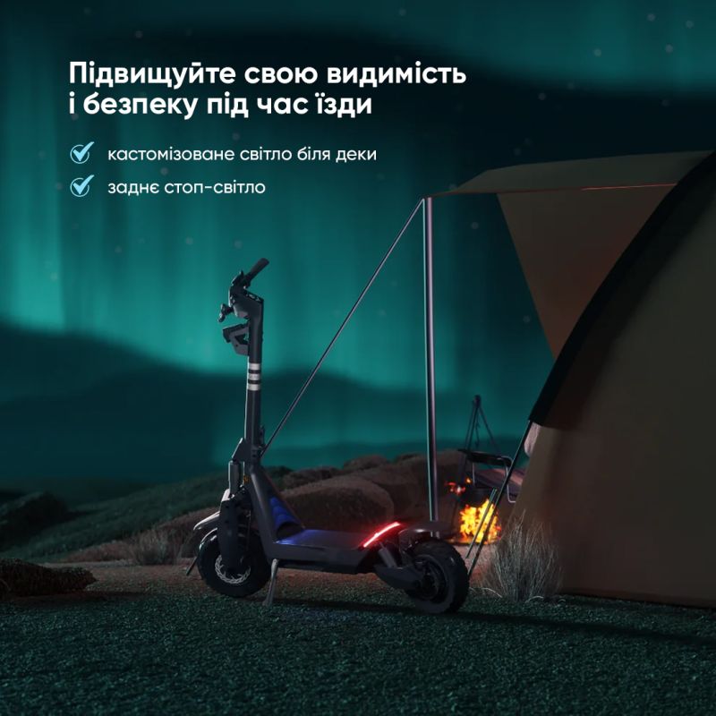Електросамокат OKAI ES800 Panther Off-Road Black 12", 1500(3000)W, Dual Motor, 19.2Ah, 50km, 60km\h, 35%, NFC, App, 43kg