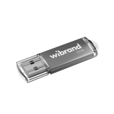 Флеш-накопичувач Wibrand USB 2.0 Cougar 32Gb Silver