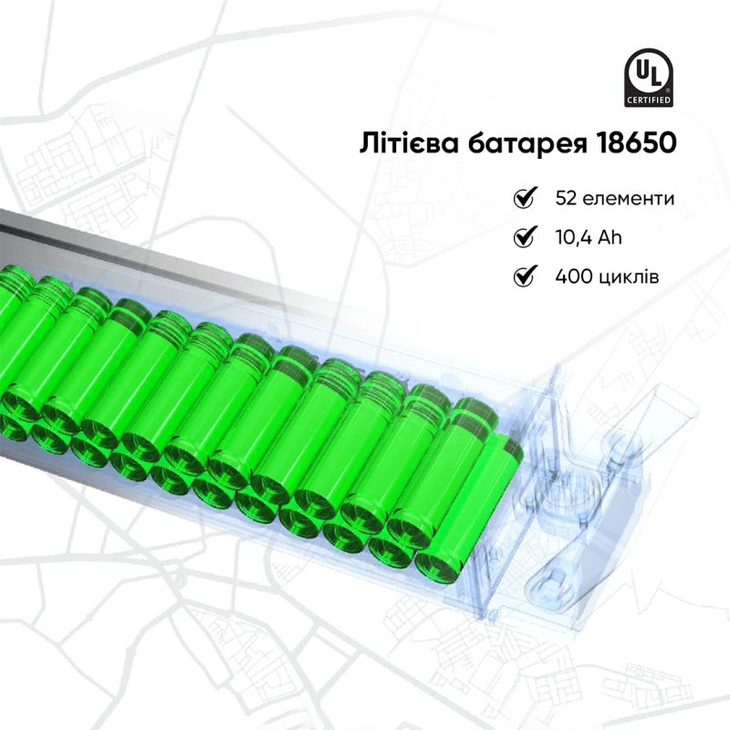Електросамокат з сидінням OKAI Ceetle PRO EA10C Black 10', 350(900)W, 25Km/h, 10.4Ah, 55Km, 20%, NFC, App, 29kg