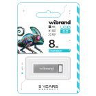 Флеш-накопичувач Wibrand USB 2.0 Chameleon 8Gb Silver