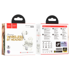 Бездротові навушники HOCO EQ10 Harmony true wireless BT headset Milky White