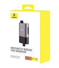 Автомобільний молоток Baseus Sharp Tool Safety Hammer (Window-breaking+Safety belt cutting） Dark gray
