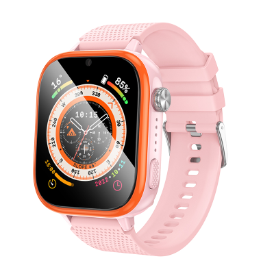 Дитячий cмарт-годинник Hoco Y101 46mm. SIM 4G. Wi-Fi. 680 mAh. IP65 Pink