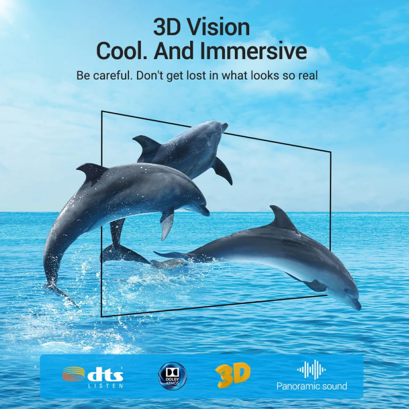 Кабель Vention HDMI-HDMI, 3M, v2.1, 8K 60Hz, 4K 120Hz, 2K 144Hz, 1080P 160Hz (AANBF)