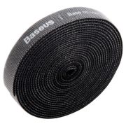Органайзер для кабелів Baseus Colourful Circle Velcro strap 1m Black