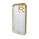 Чохол для смартфона AG Glass Sapphire Frame MagSafe Logo for Apple iPhone 12 Pro Gold