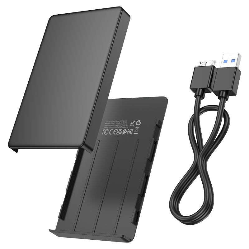 Зовнішня кишеня для накопичувача HOCO HB46 USB3.0 2.5-inch SATA hard drive enclosure Black