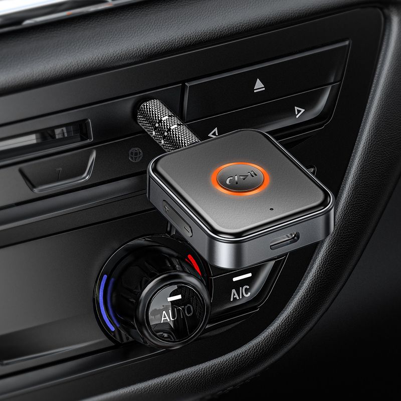 Bluetooth-ресивер BOROFONE BC55 Suave car AUX BT receiver Black