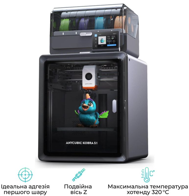 3D-принтер Anycubic Kobra S1 Combo (KS1CBK0A-O)