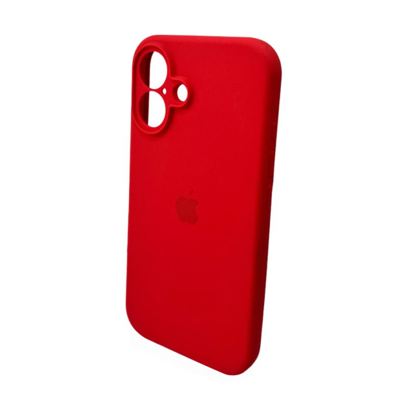 Чохол для смартфона Silicone Full Case AA Camera Protect for Apple iPhone 16 43,Berry Red