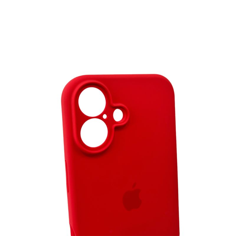 Чохол для смартфона Silicone Full Case AA Camera Protect for Apple iPhone 16 43,Berry Red