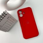 Чохол для смартфона Silicone Full Case AA Camera Protect for Apple iPhone 16 43,Berry Red
