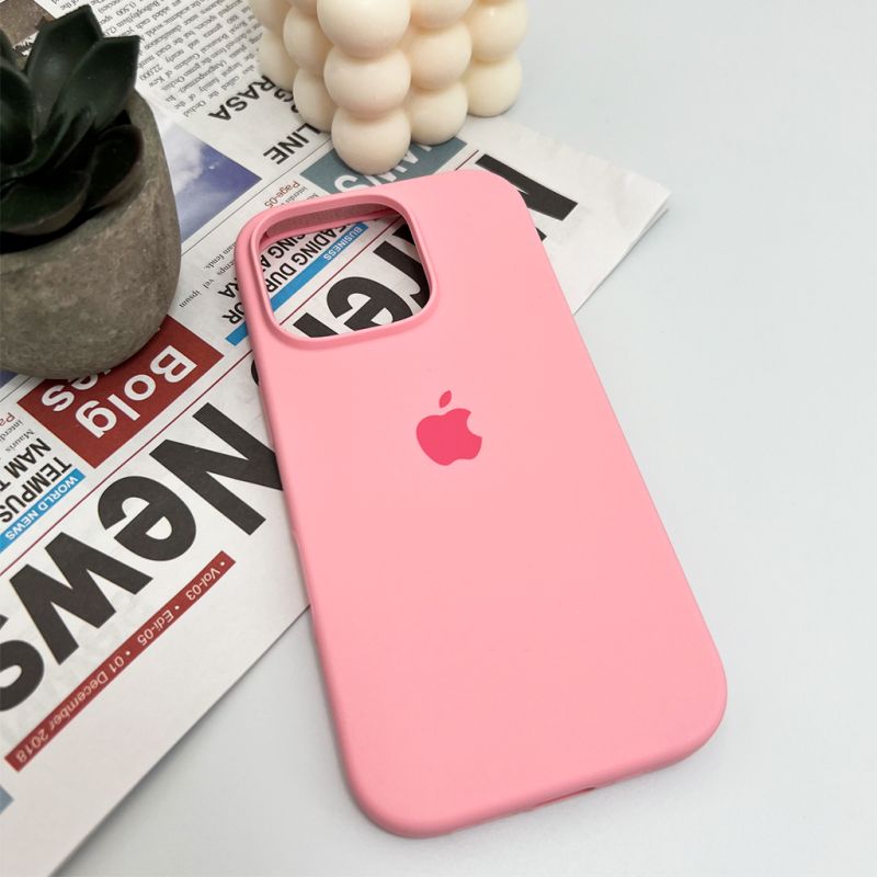 Чохол для смартфона Silicone Full Case AA Open Cam for Apple iPhone 16 Pro Max 6,Light Pink
