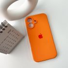 Чохол для смартфона Silicone Full Case AA Camera Protect for Apple iPhone 16 34,Papaya